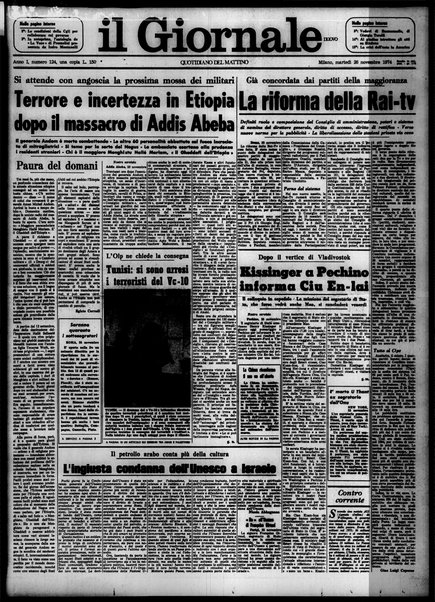 Il giornale nuovo : quotidiano del mattino